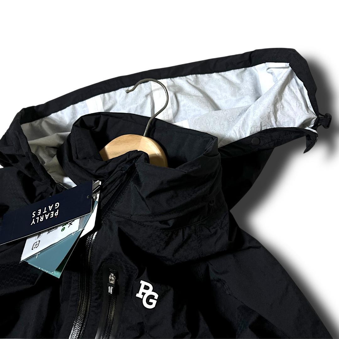 新品 定価46,200 パーリーゲイツ レインジャケット ワンピース ブラック