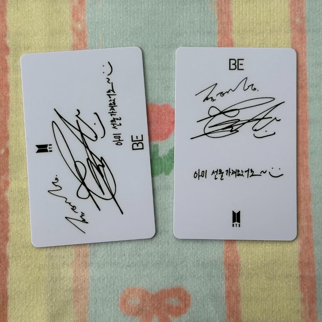 BTS ラキドロ BE 未公開 トレカギ テヒョン2枚