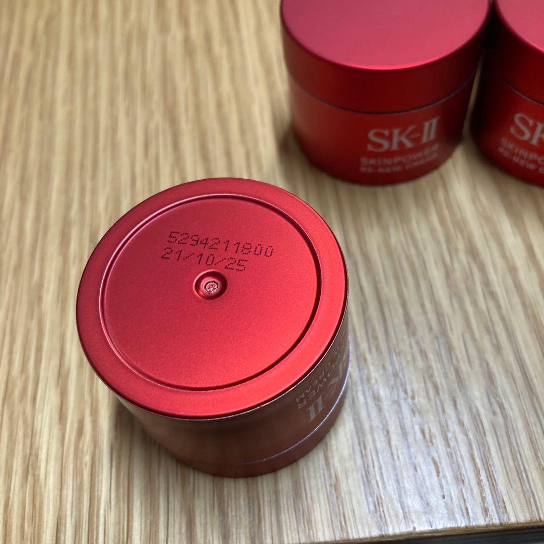 9月20日新発売　SK-II スキンパワー リニュー クリーム15gx3個　②