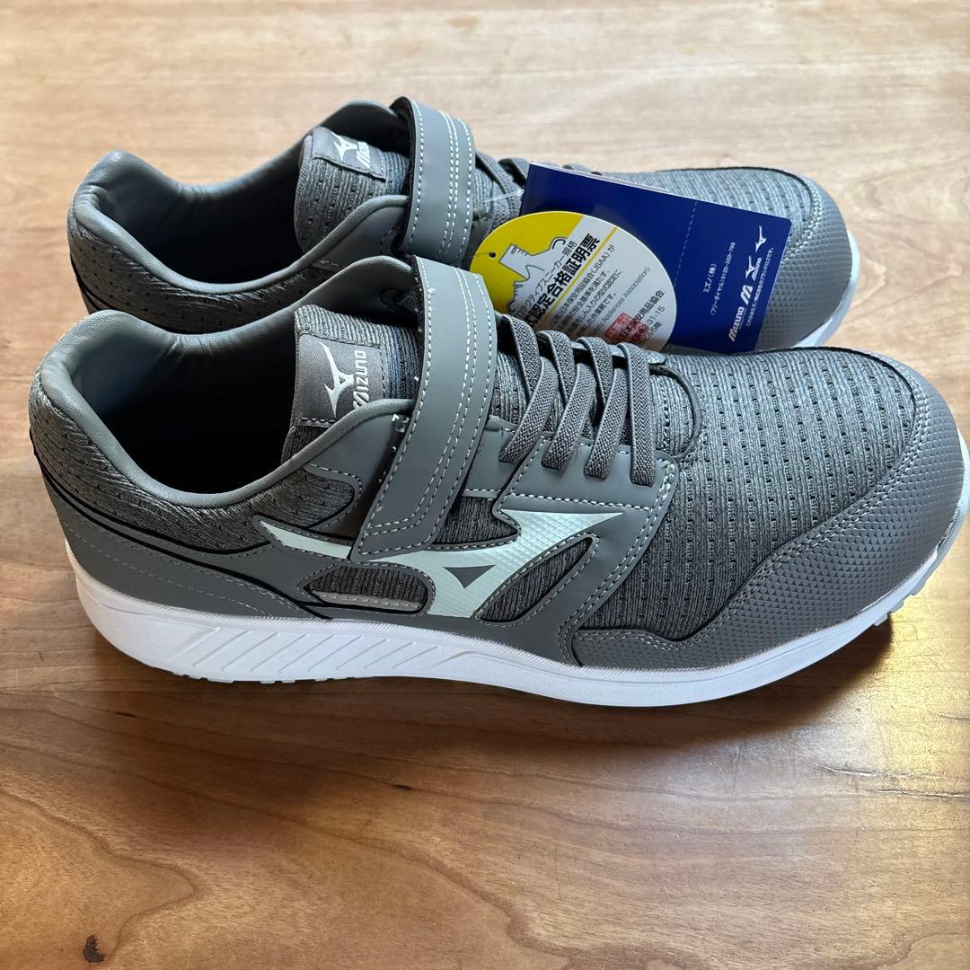 MIZUNO EU33L 安全靴　オールマイティ　グレー　28.0㎝