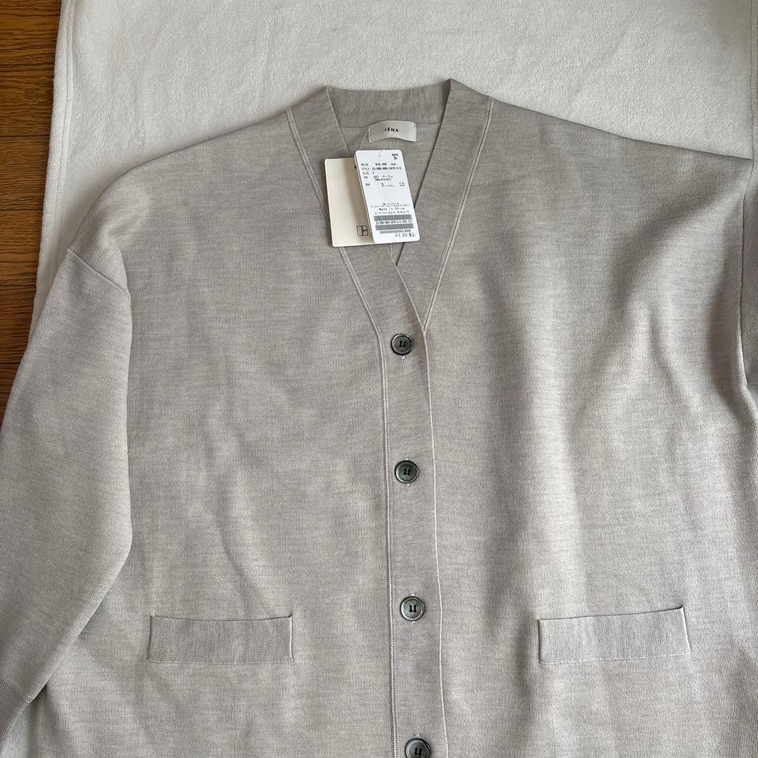 新品タグ付き　IENA スーパーファインスムース　ポンチョ　ベージュ