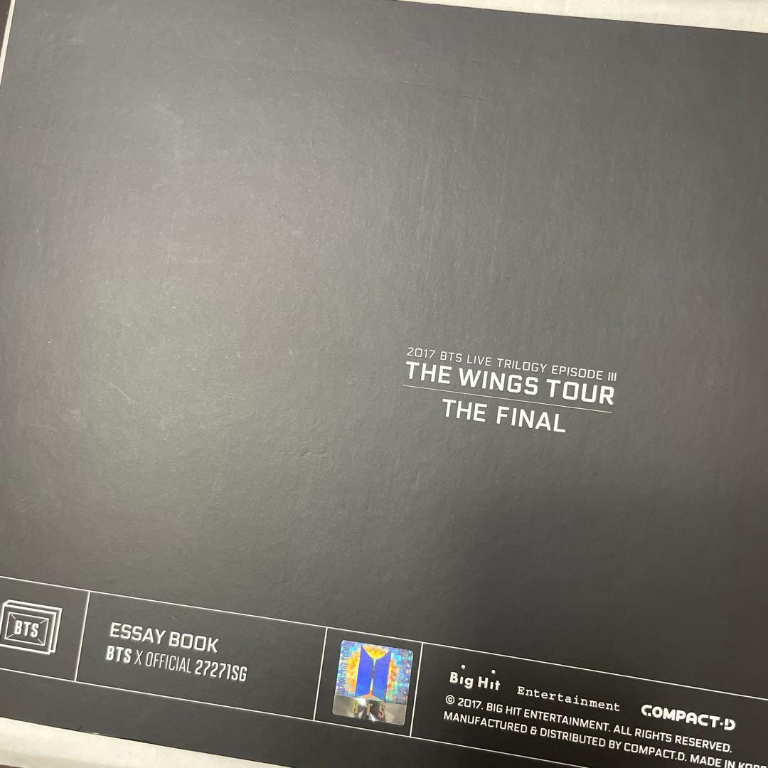 K-POP・アジア BTS SUGA THE WINGS TOUR ESSAY BOOK
