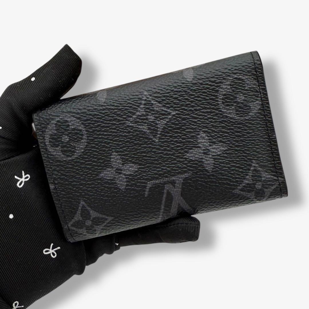 【美品】ルイヴィトン　キーケース　モノグラム　エクリプス　ミュルティクレ6 IC