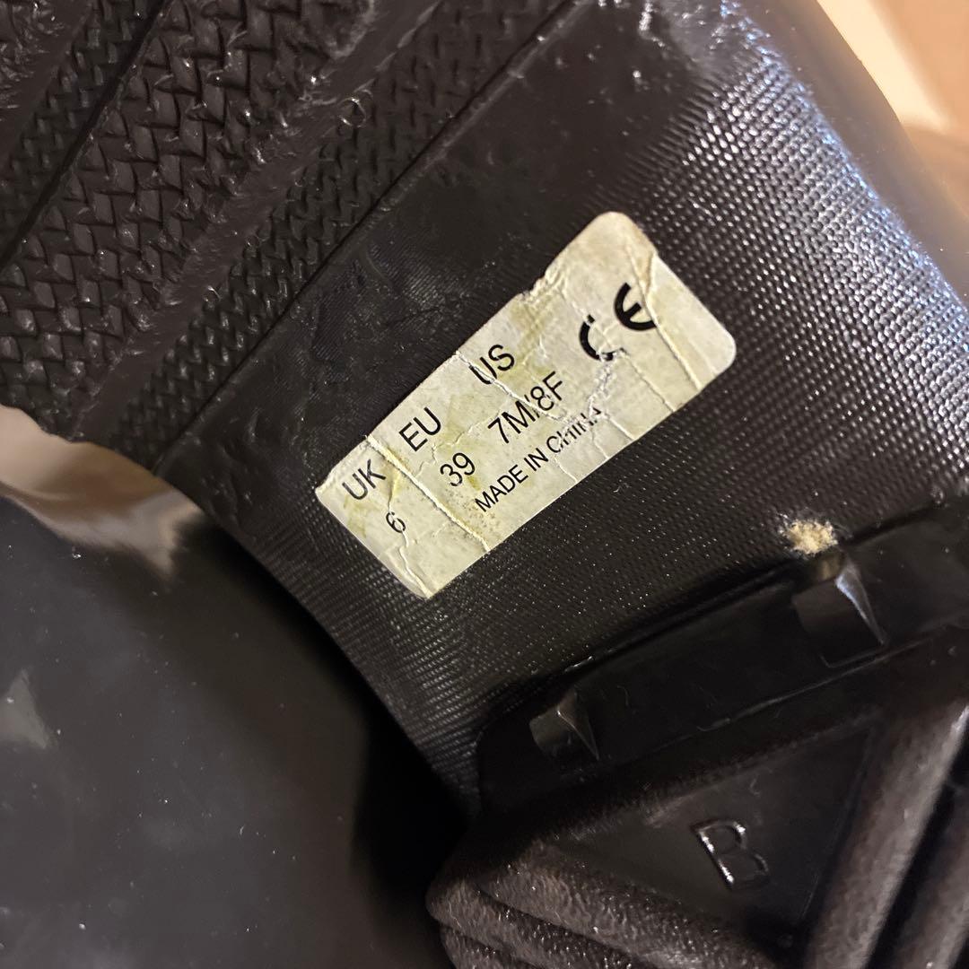 HUNTER チョコレート色 長靴 バックル付き UK6 25センチ 雨の日に♡