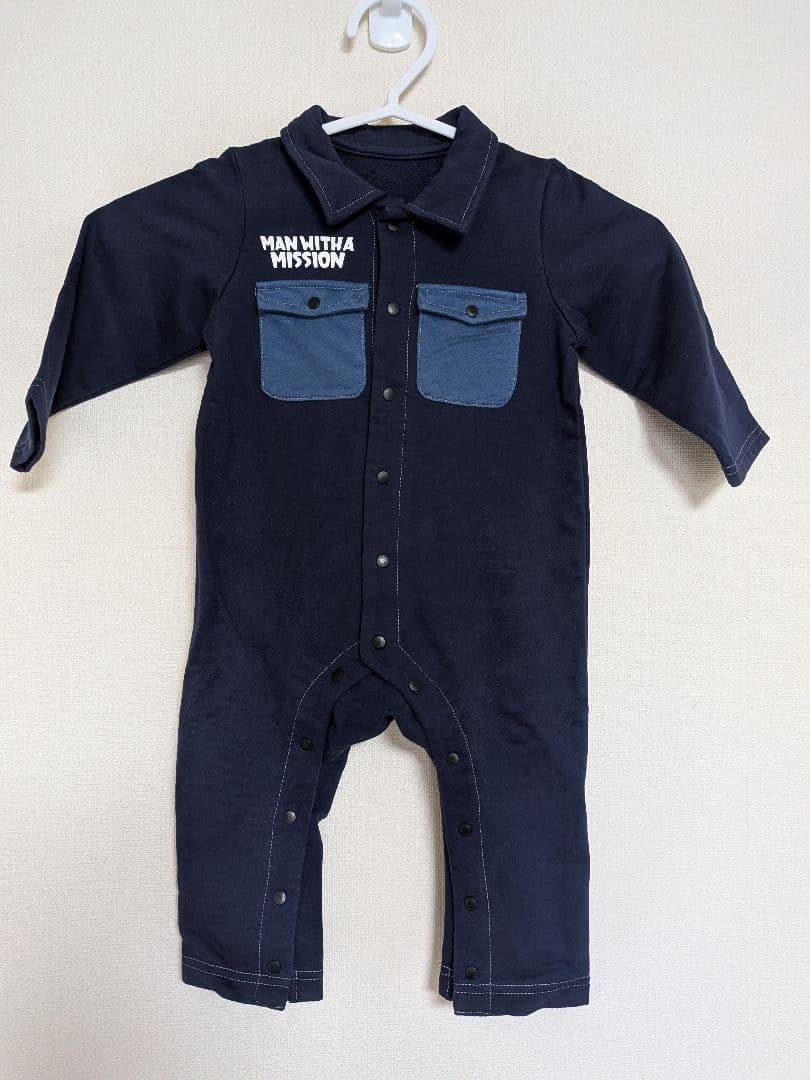 【新品・未使用】MAN WITH A MISSION 戦闘服ロンパース 80