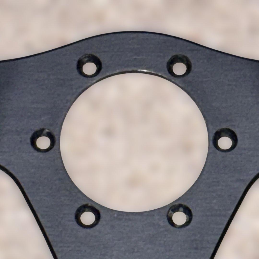 ナルディステアリングGARA3ブラックレザー/スポーク NARDI.FET刻印有