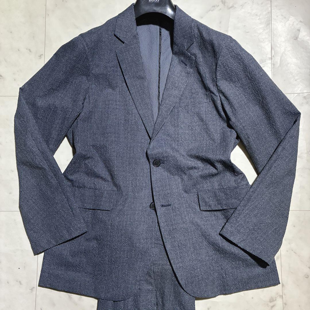 デサント トラベルスーツ シアサッカー XLサイズ 超ストレッチ 防シワ