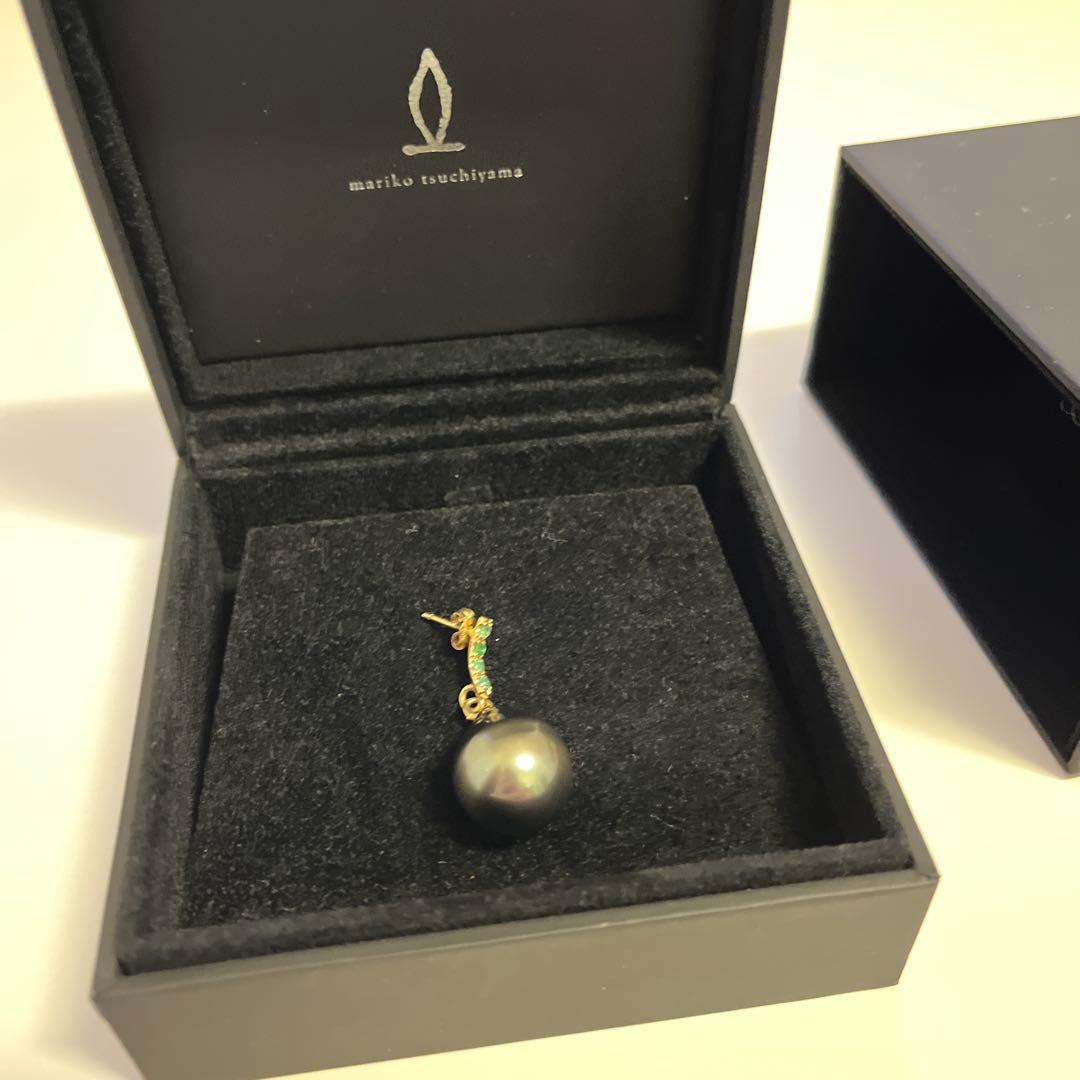 約17万円 MARIKO TSUCHIYAMA　タヒチアンパール シングルピアス
