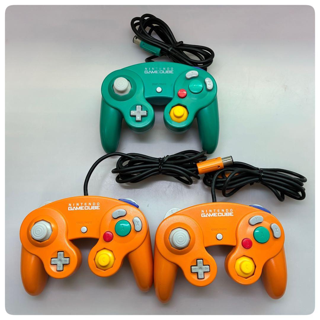 Nintendo ゲームキューブ 本体 オレンジ コントローラー　動作確認済み
