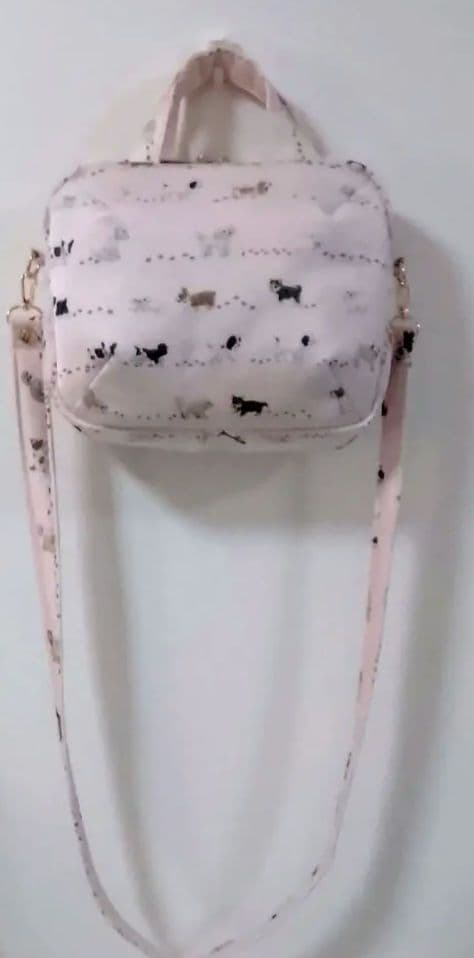 ふっくら食パンみたいなボストンバッグ フランシュリッペ犬の行進