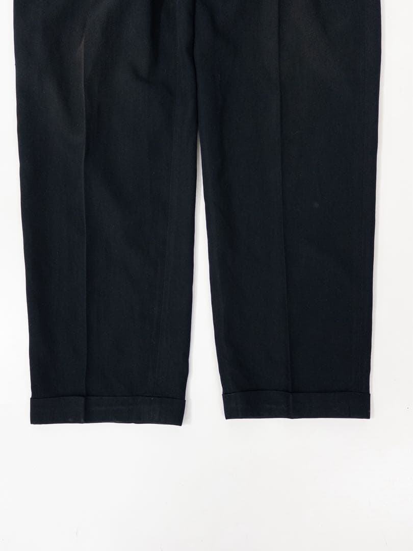 90s 3タックレーヨンワイドスラックス タックパンツ ヴィンテージ古着