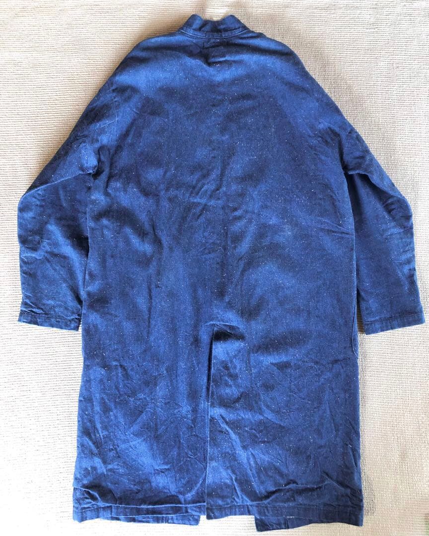 gold ゴールド ノーカラーショップコート 東洋エンタープライズ ガウン M