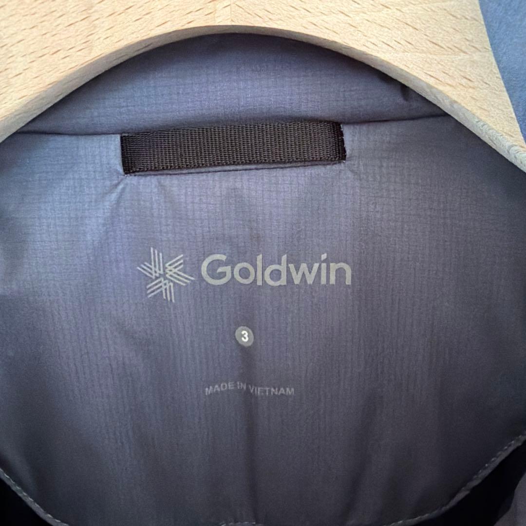 ウインドストッパーバイゴアテックスラボズパフィーベスト　ダルブルー