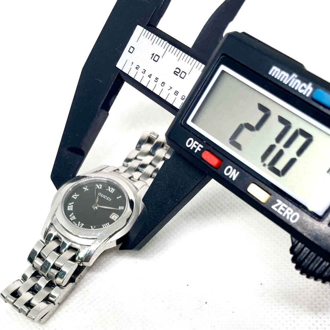 稼働　GUCCI 5500L外装超音波洗浄、クリーニング済　電池交換済