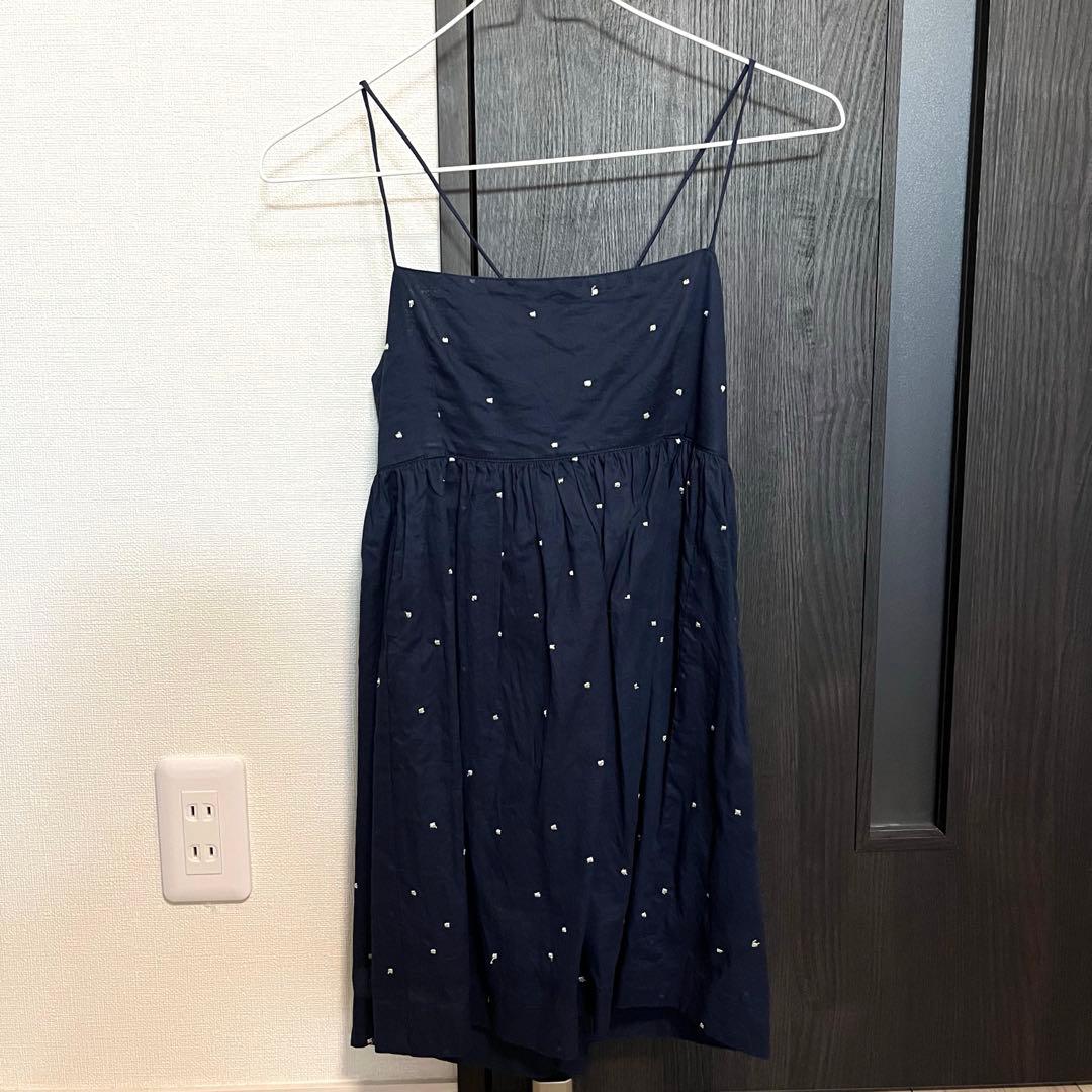 SLOBE IENA ドット刺しゅうキャミソール