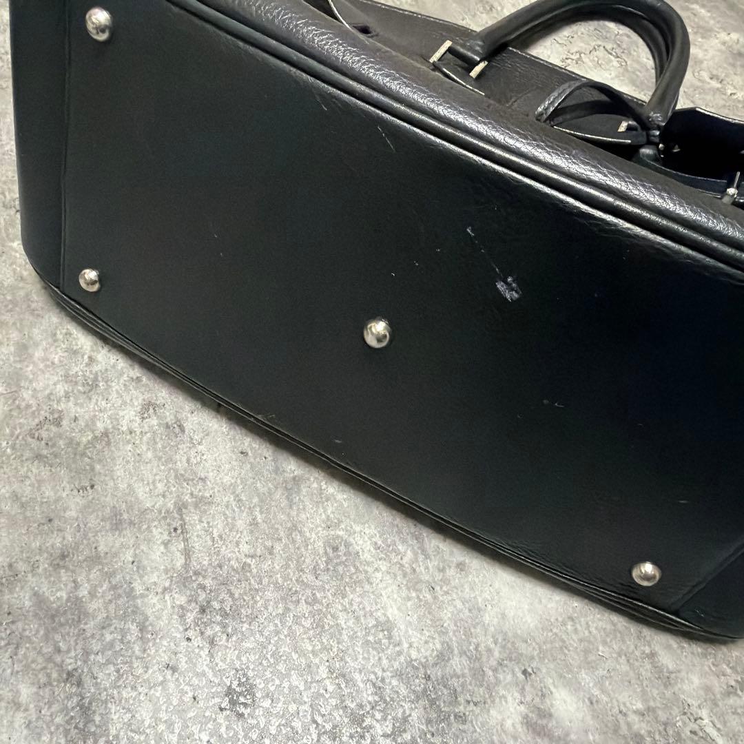 【美品】ペッレモルビダ　メイデンヴォヤージュ　フラップボストンバッグ　ブラックM