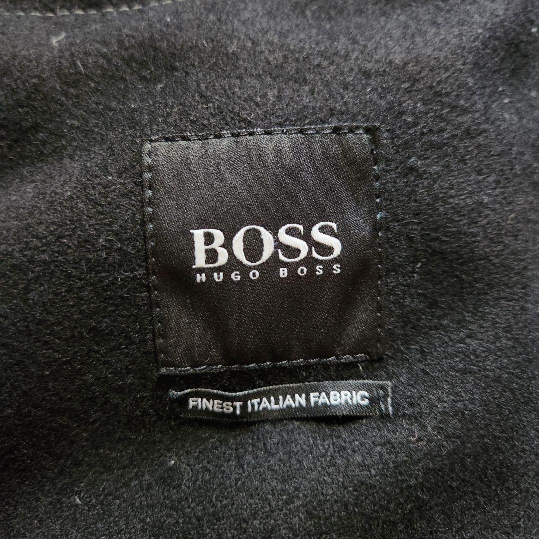 入手困難✨XL相当 HUGO BOSS テーラードジャケット レザー 切り替え