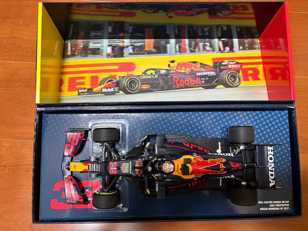 ミニチャンプス 1/18 RB16Bマックス　フェルスタッペン