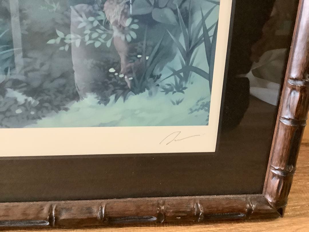 アールビバン 版画 緋色雪 まいあがる