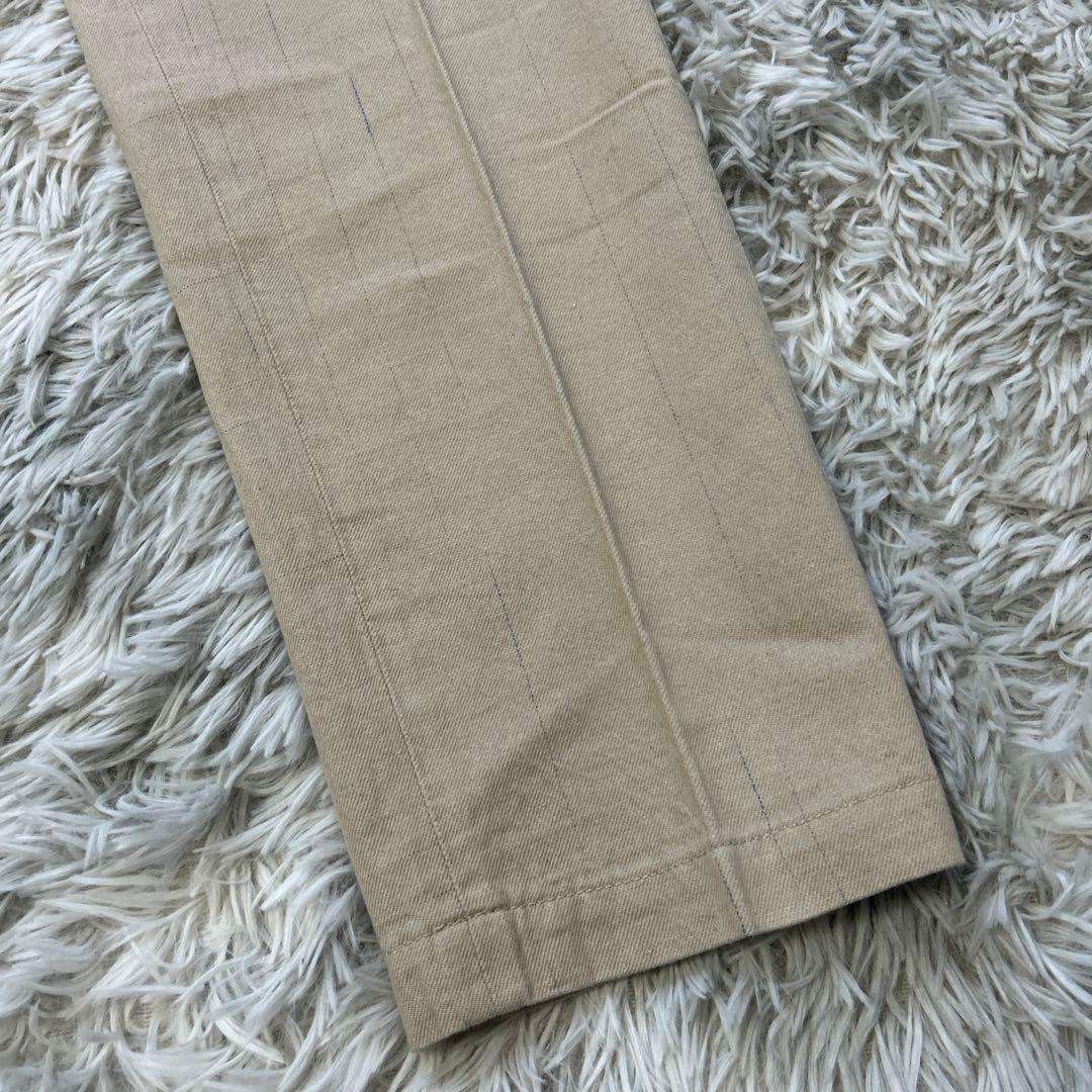 【新品】BRIGLIA 1949 ストライプ スラックス チノパン 48サイズ