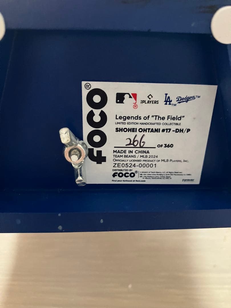 大谷翔平選手　ボブルヘッドフィギュア