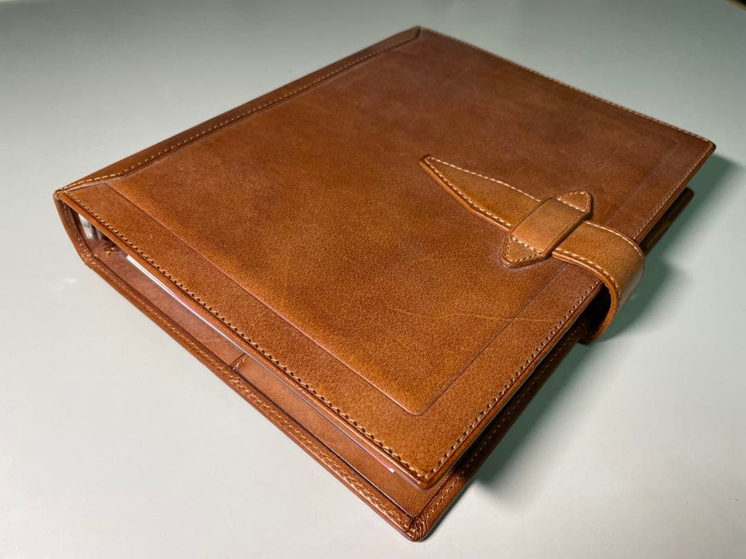 ￼【美品】システム手帳/ダ・ヴィンチ / ロロマクラシック　A5 ブラウン