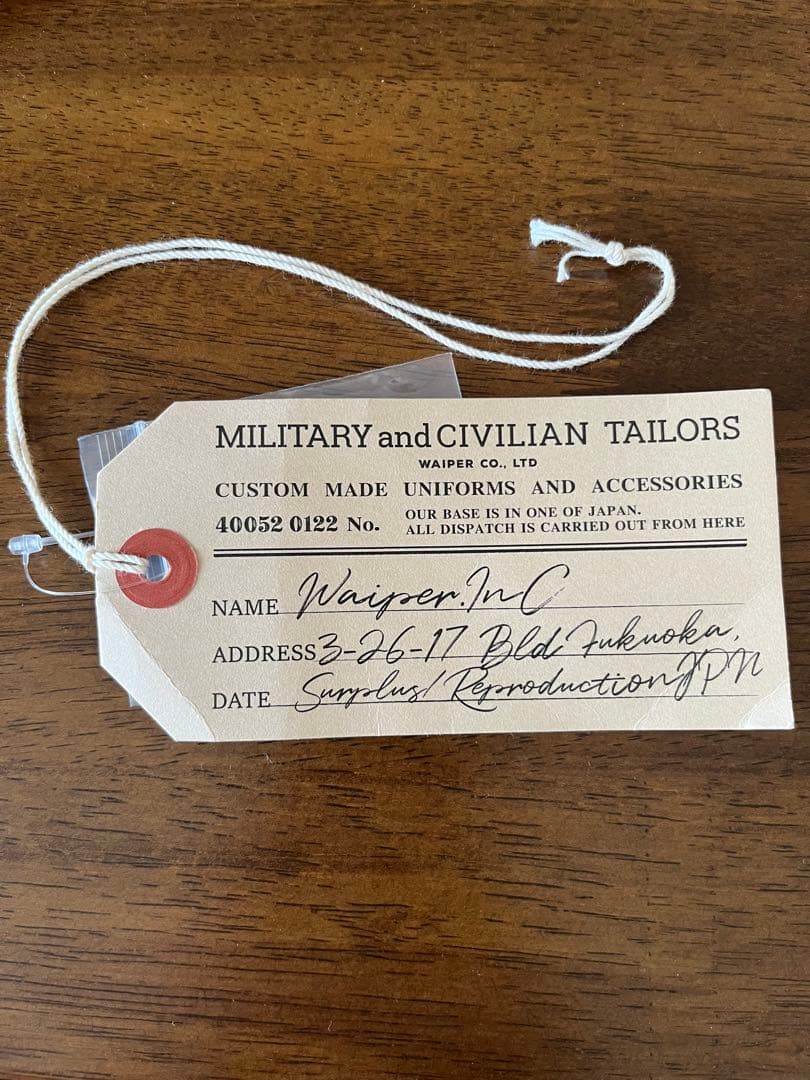 WAIPER.inc 米軍 M-65 フィールドジャケット 1stモデル M-S