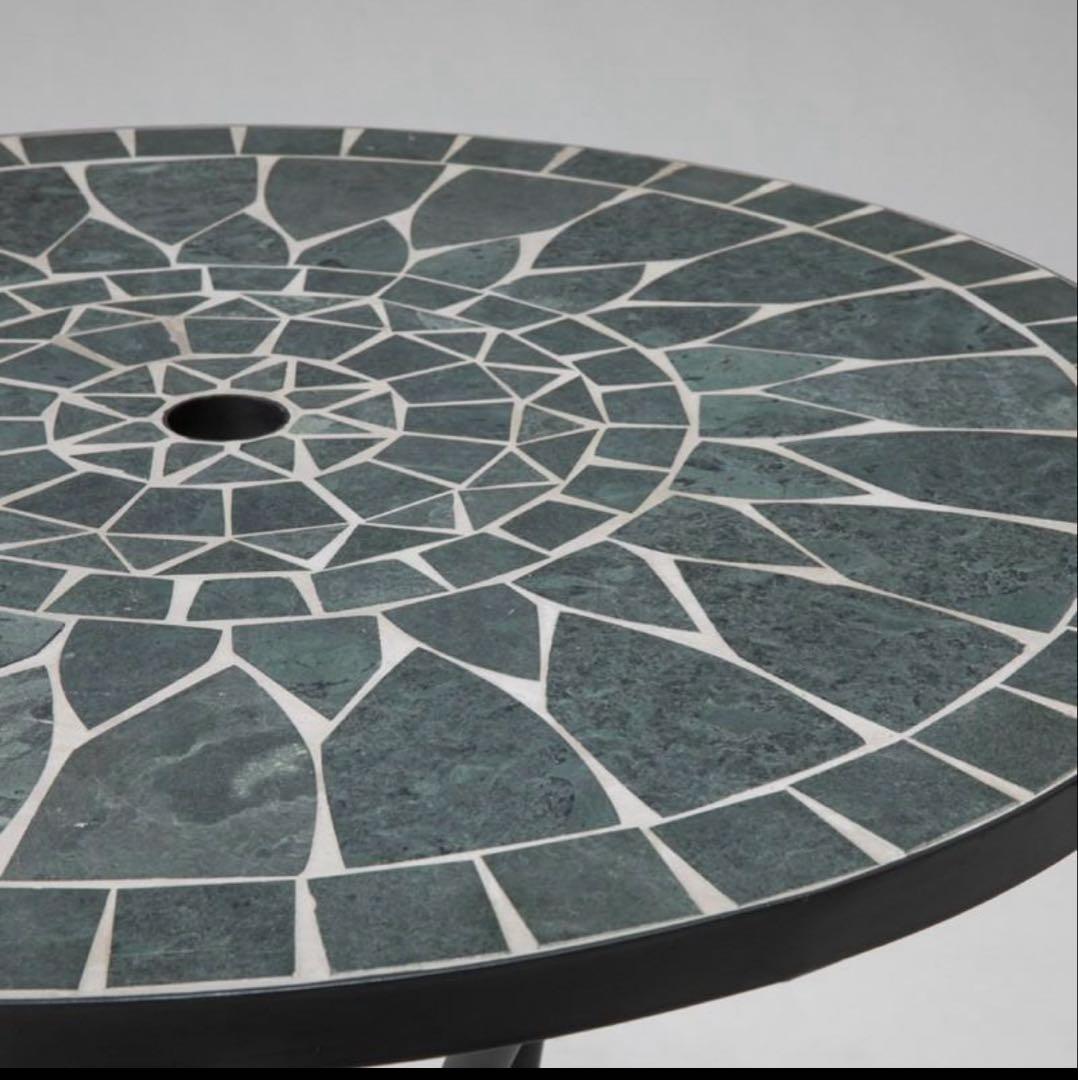 ガーデンファニチャー モザイク調 テーブル