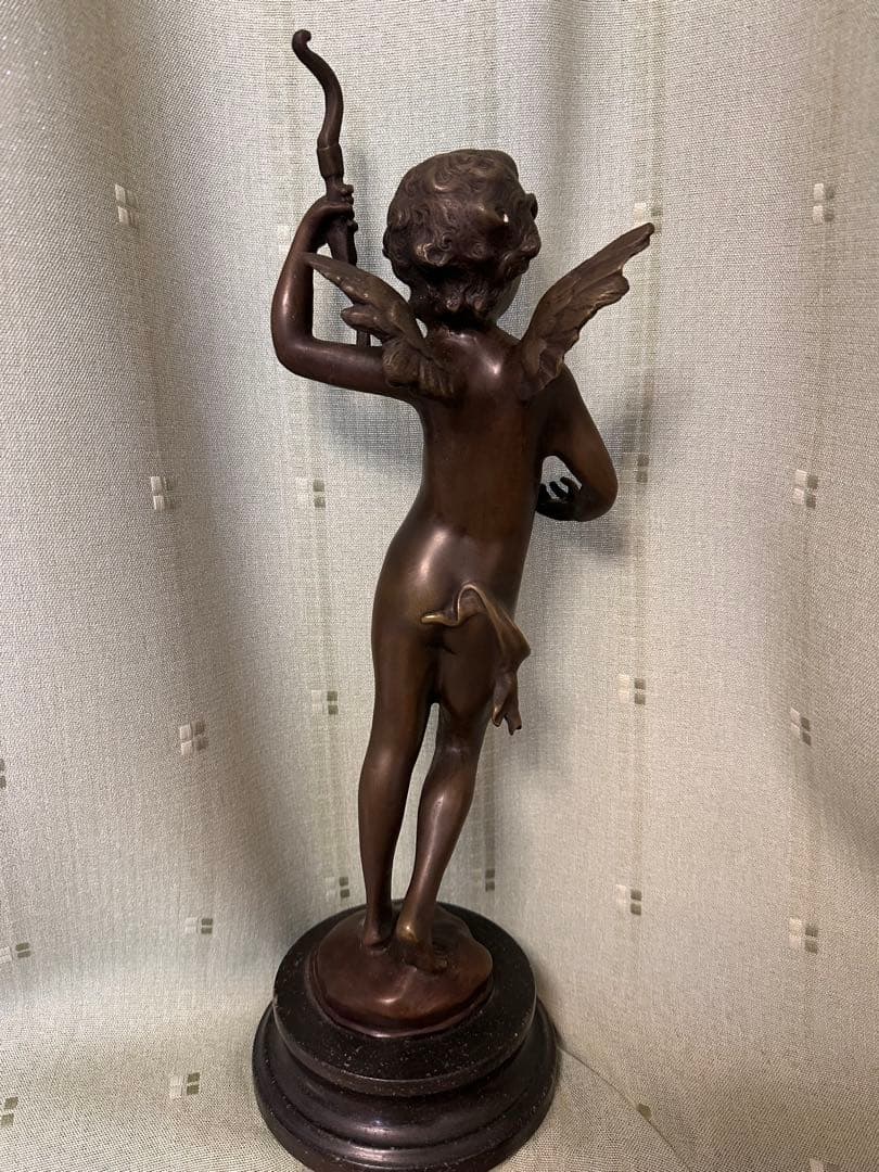 ブロンズ 天使の少年像 約30cm