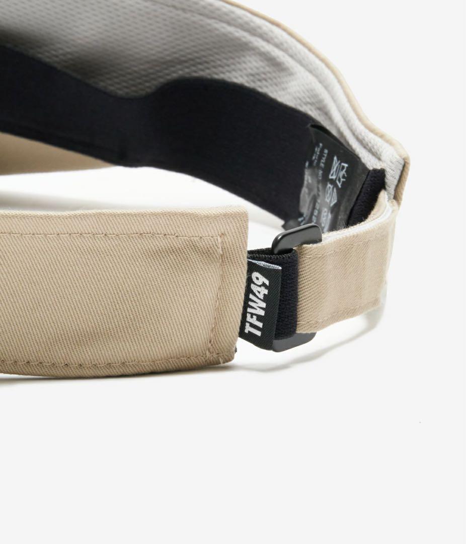 新品タグ付き⭐️2025 新作⭐️TFW49サークルロゴ　バイザーS ホワイト