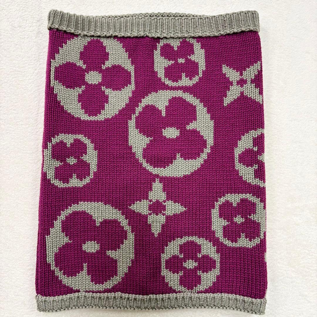 未使用級 ルイヴィトン スヌードグランフロア ネックウォーマー モノグラム