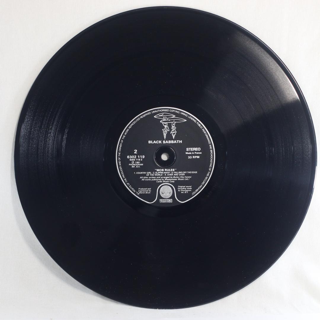 仏LP Black Sabbath Mob Rules フランス盤 Stereo