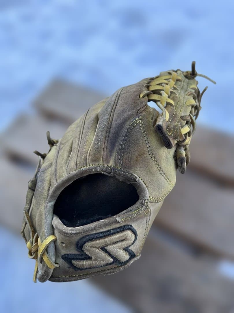 シュアプレイ SURE PLAY 硬式 投手用グラブグローブレザーベージュ