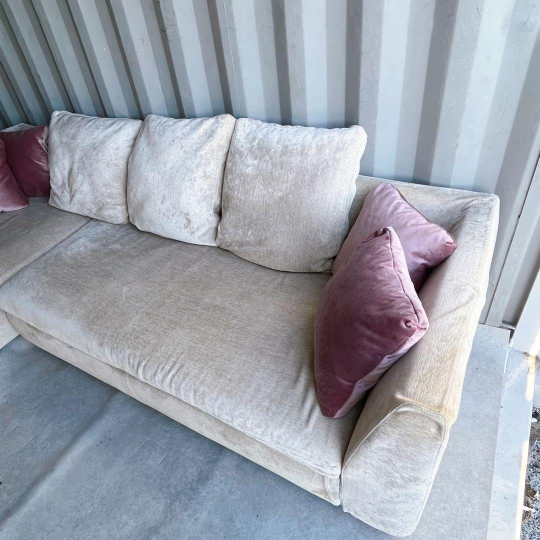 取付無料！アルフレックス SONA ファブリック3Pカウチソファクッション付き✨