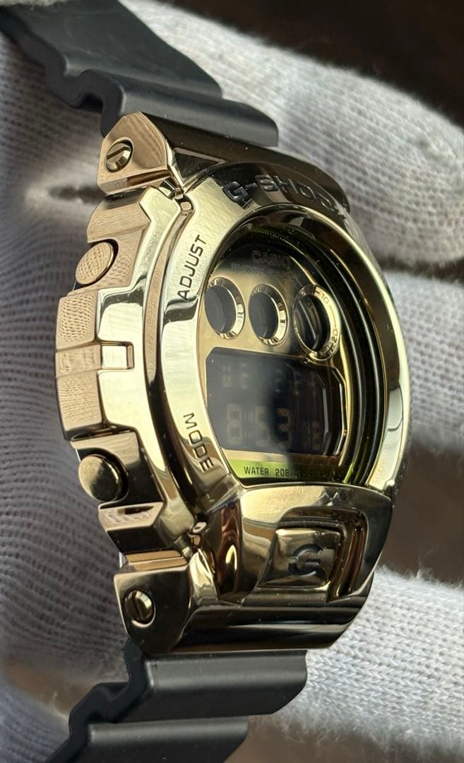 美品 G-SHOCK GM-6900G-9JF ゴールド メタル 6900