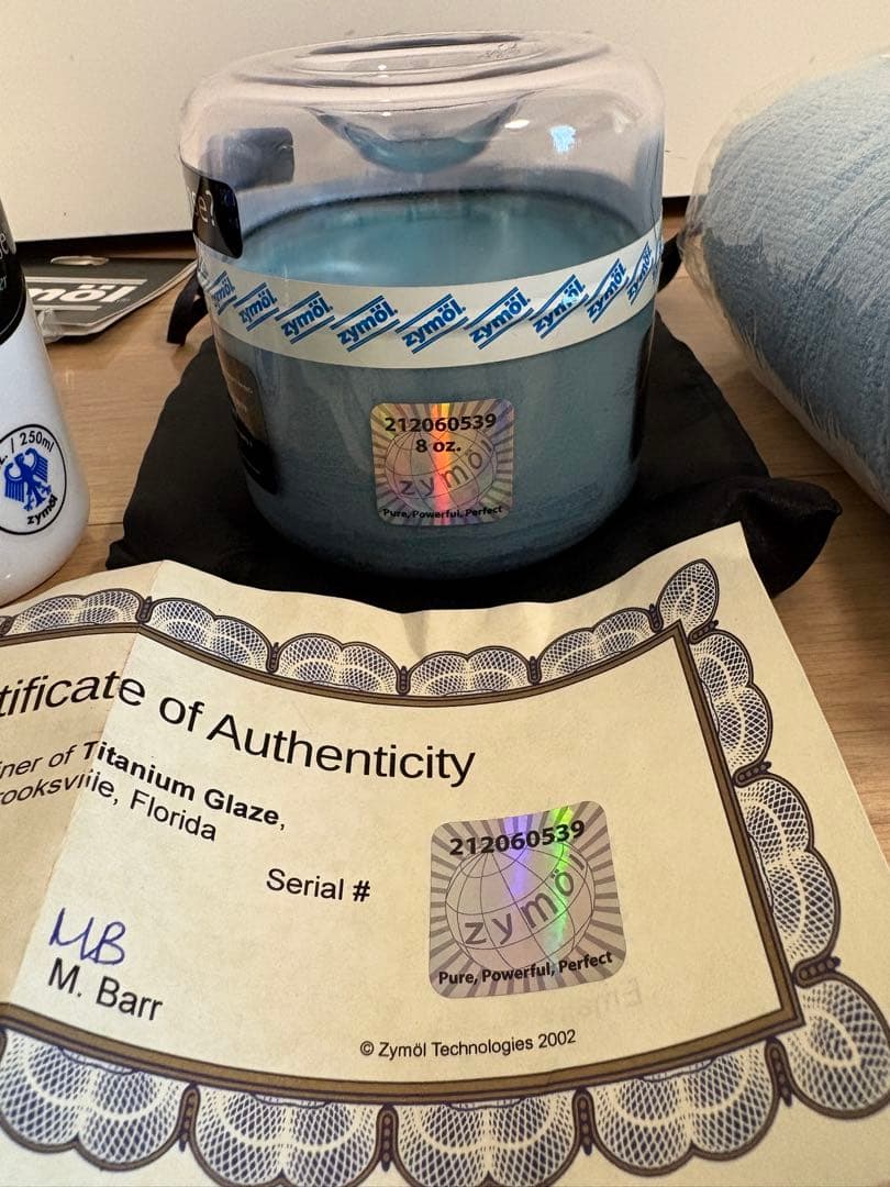 ADVANCE 様ZYMOL（ザイモール）Titanium Glaze