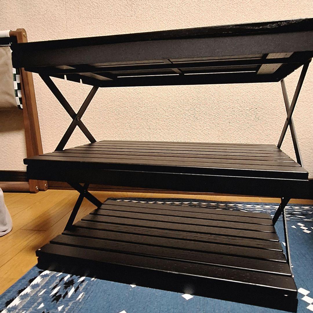 ANOBA３段ラック(BLACK EDITION)