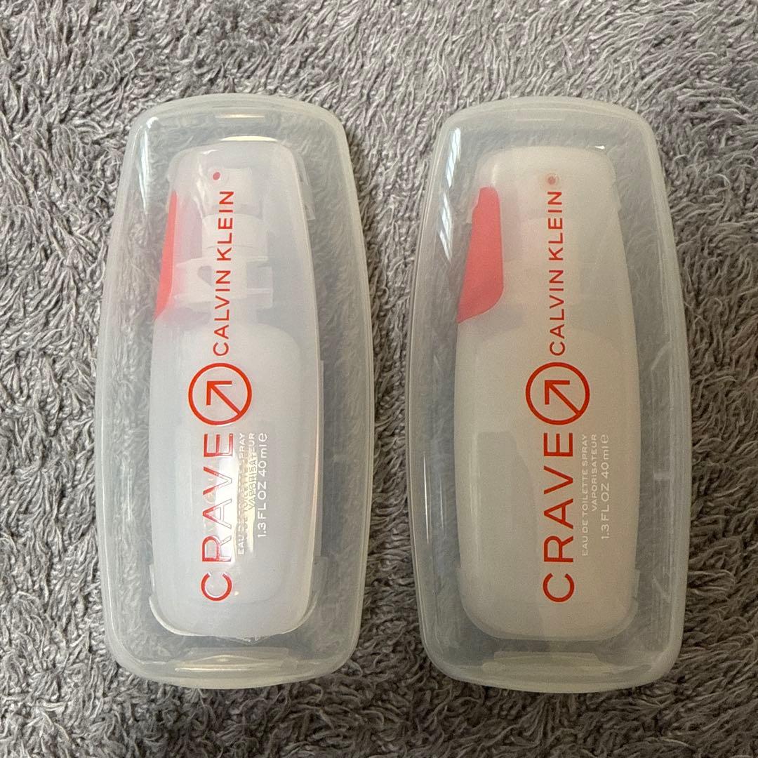 ２個セット カルバンクライン クレイブ オードトワレ 未使用品×1 使用品×1