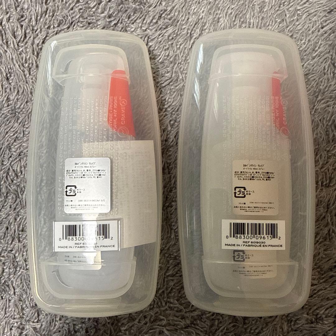 ２個セット カルバンクライン クレイブ オードトワレ 未使用品×1 使用品×1