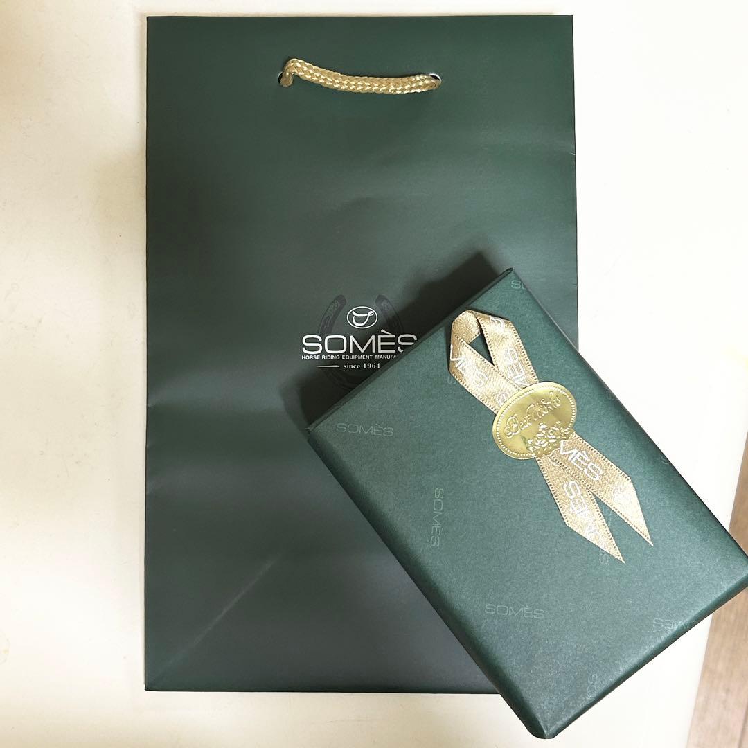 ソメスサドル アッシュゴールド メンコキーホルダー 砂川限定