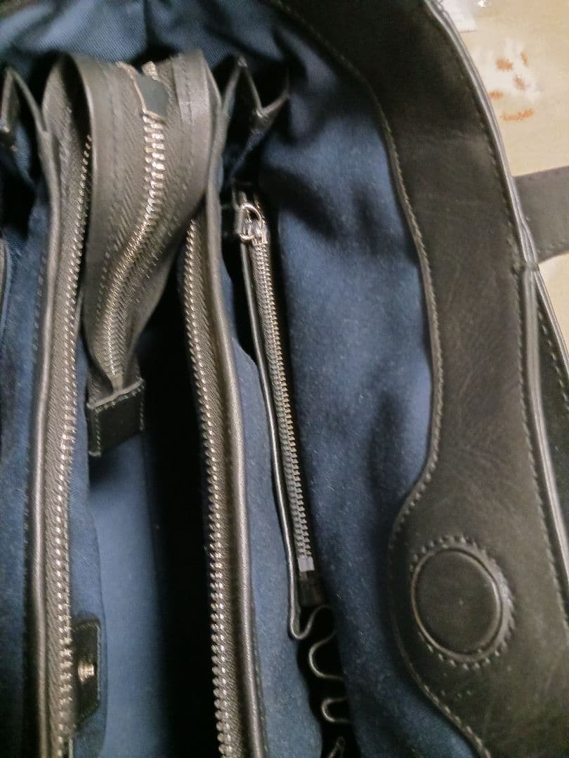 pid撥水ブラックレザートートバッグ 大容量雑誌掲載商品タイムセール22時まで