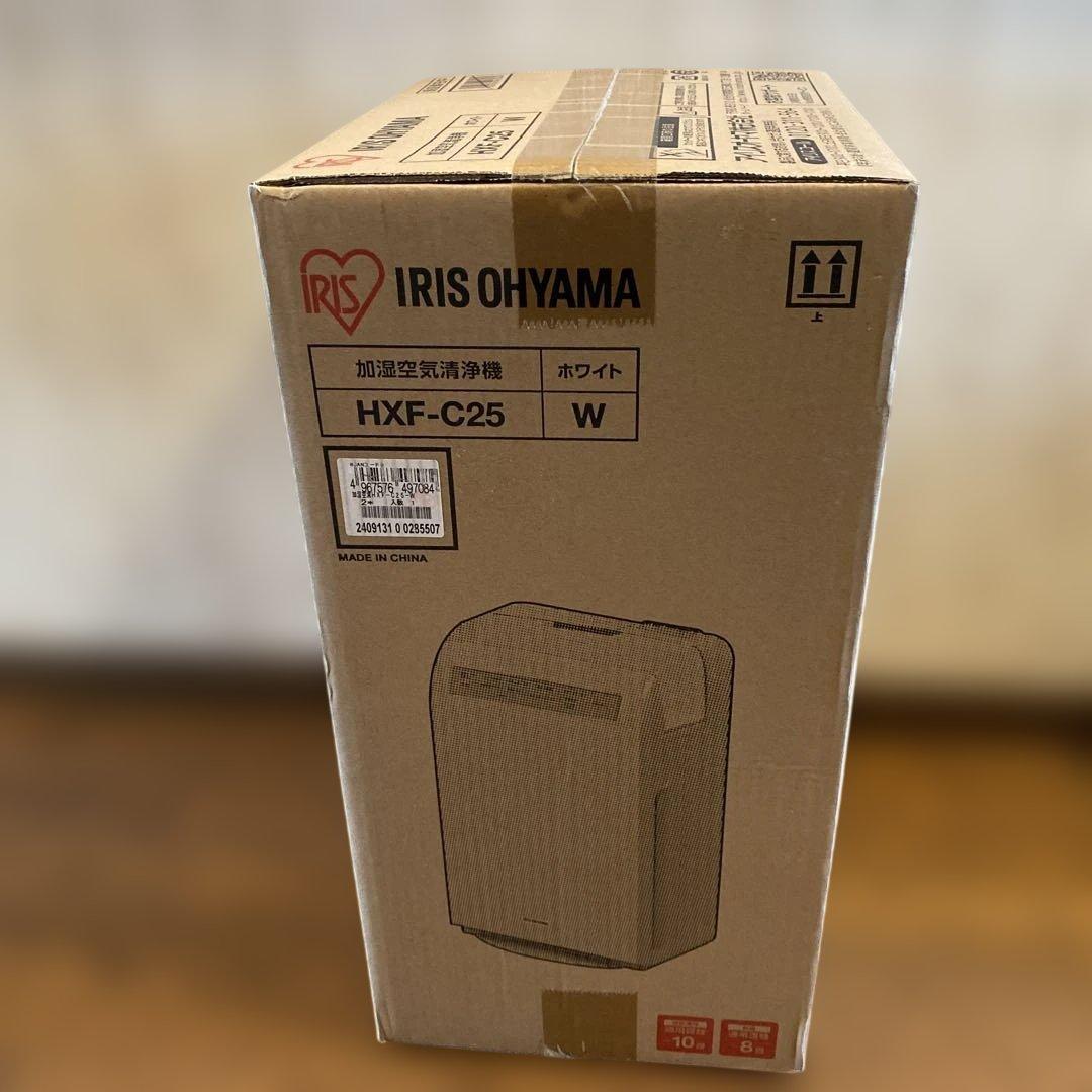 IRIS OHYAMA 加湿空気清浄機 HXF-C25 ホワイト