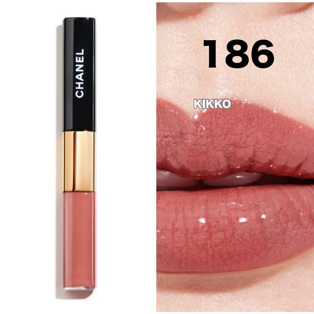 シャネル ル ルージュ デュオ ウルトラ トゥニュ 186 ピンクヌード