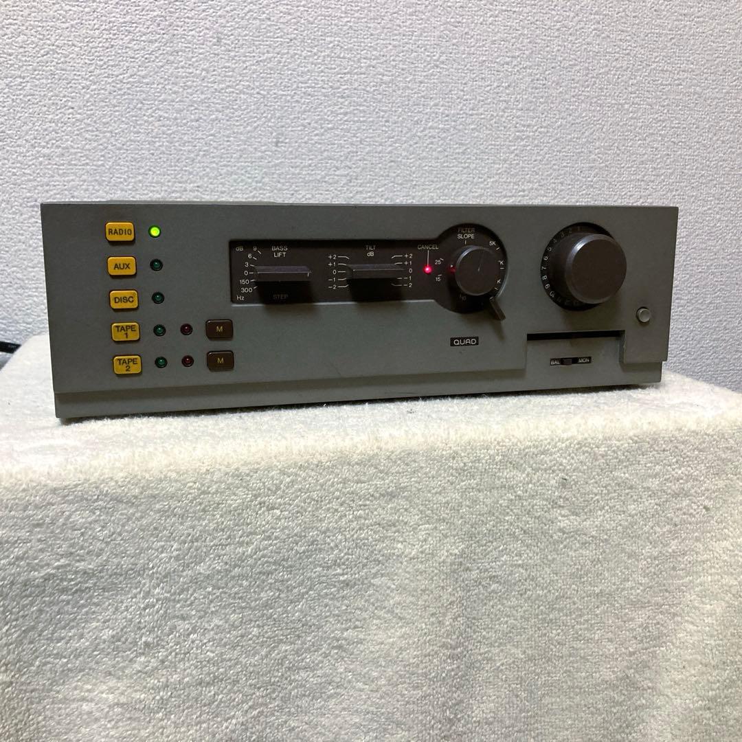 英国の名作 QUAD44プリアンプ 元箱取説コピー付き 動作良好アナログ盤好きに