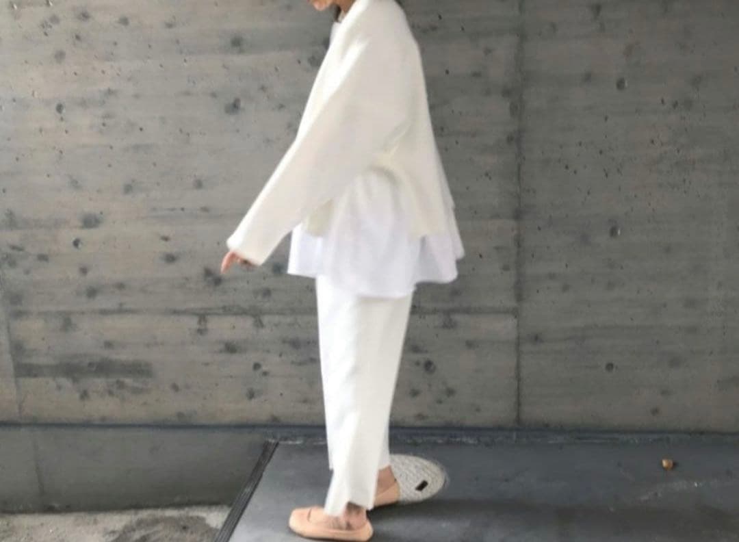 ★1/7までお正月価格！★ENFOLD レイヤードプルオーバー　オフホワイト