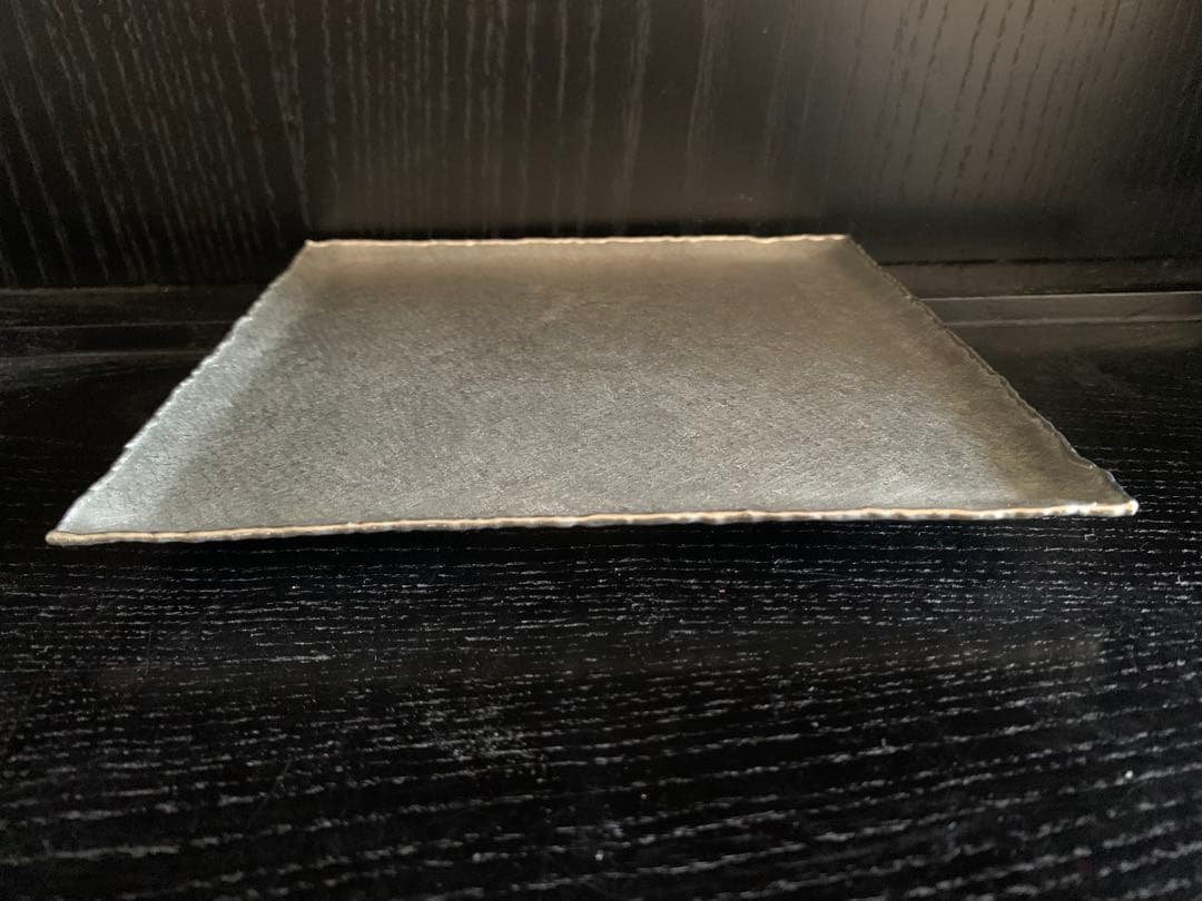 京都清課堂　錫　薄氷皿6寸