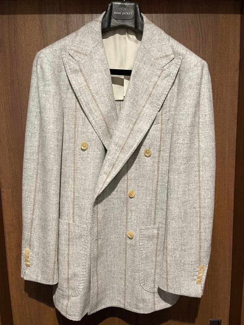 リングヂャケットマイスター　ダブルジャケット サイズ48 アルパカ58%