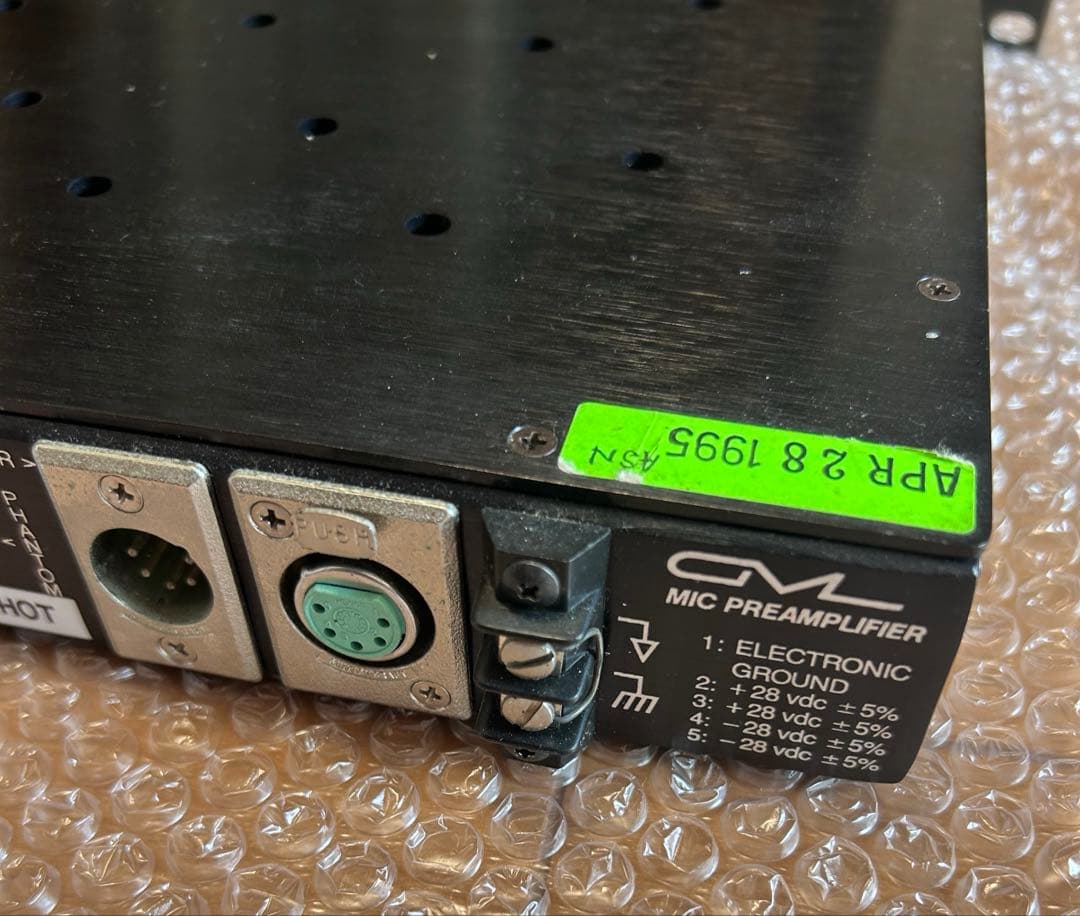【レア】GML OUTBOARD SUPPLY±28 VOLTS4chプリアンプ