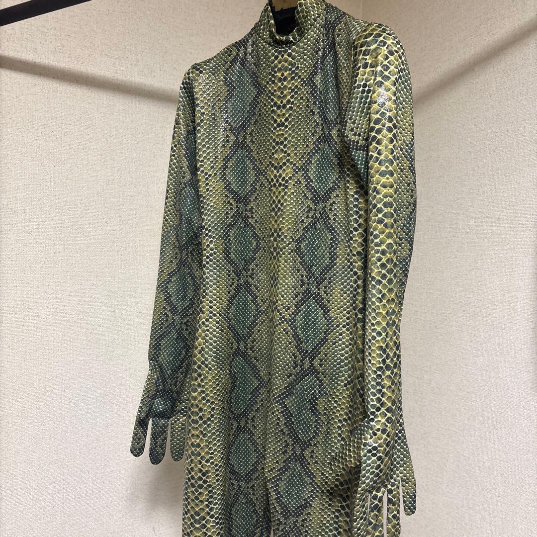 う*め様 ゼンタイ　全身タイツ　ヘビ柄　蛇　レディース