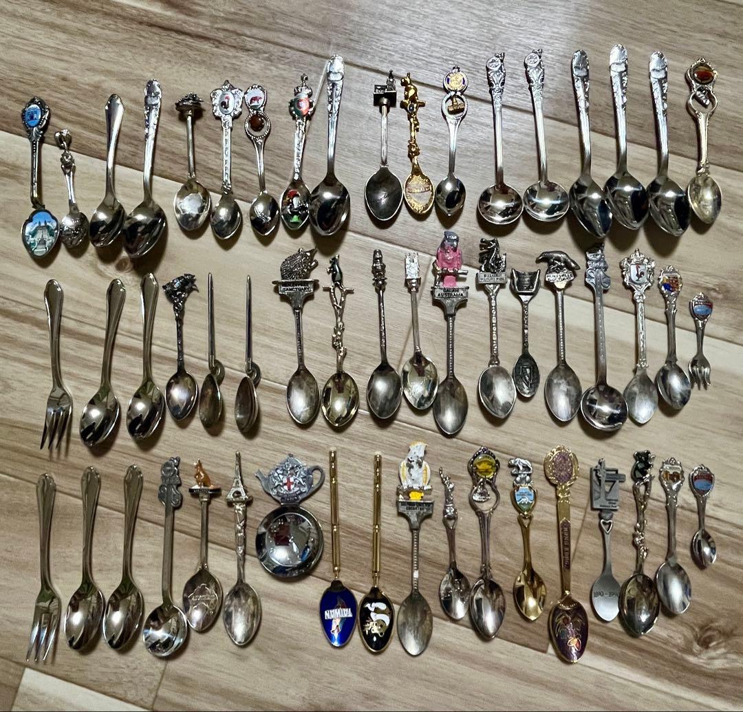 ヴィンテージ/アンティーク/スプーン/カラトリー/海外/日本/まとめ売り54本